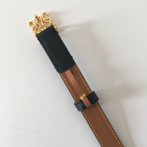 LOEWE Anagram Leather belt - Picture 6 of 7